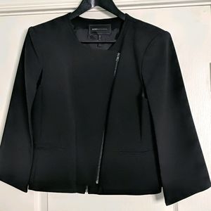 BCBG MaxAzria Girlfriend Caped Blazer in Black